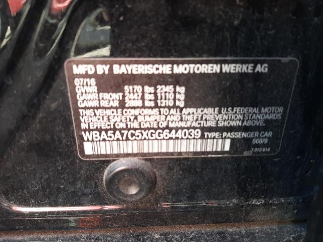 WBA5A7C5XGG644039 BMW 528 XI