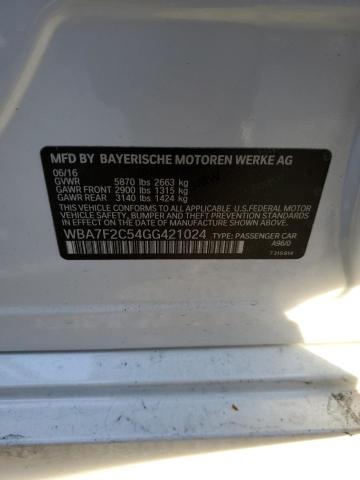 WBA7F2C54GG421024 BMW 750 Xi