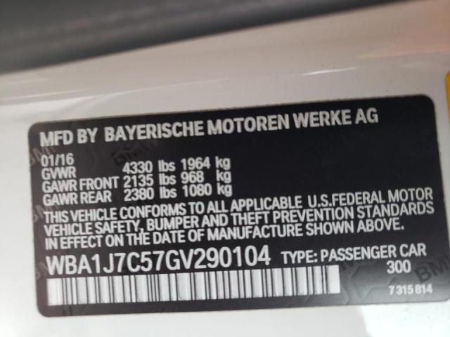 WBA1J7C57GV290104 BMW M235I