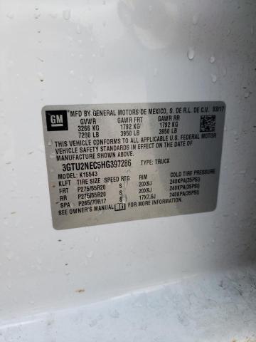 3GTU2NEC5HG397286 GMC Sierra K1500 Slt