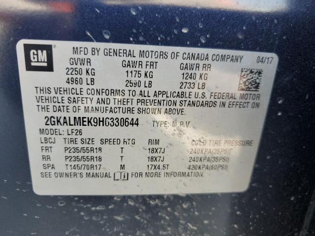 2GKALMEK9H6330644 GMC Terrain Sle