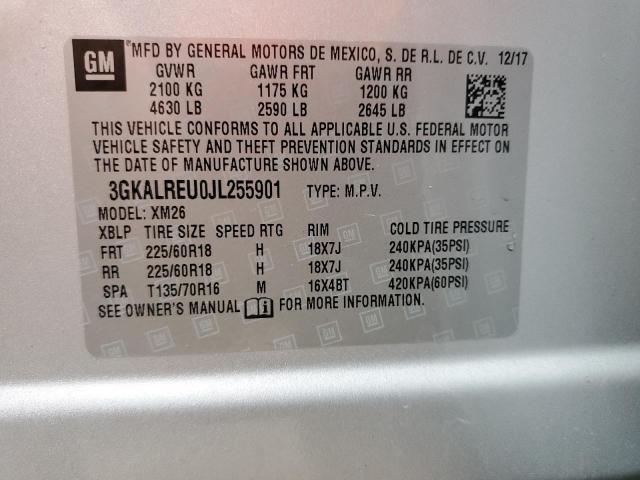 3GKALREU0JL255901 GMC Terrain Slt