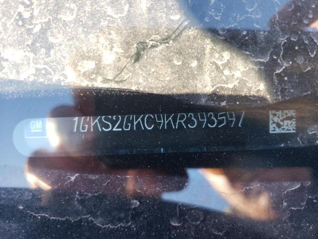 1GKS2GKC9KR393597 GMC Yukon Xl K1500 Slt
