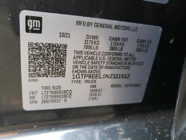 1GTP9EEL0NZ111512 GMC Sierra Limited K1500 At4
