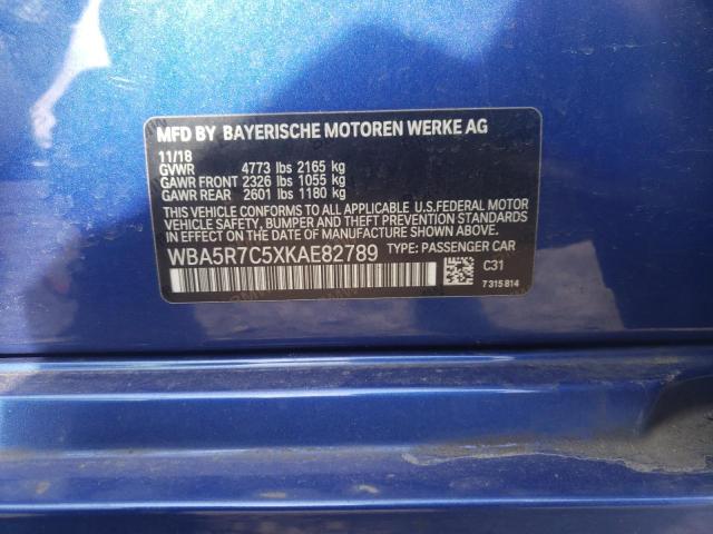 WBA5R7C5XKAE82789 BMW 330XI