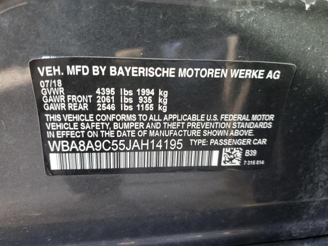 WBA8A9C55JAH14195 BMW 320 I