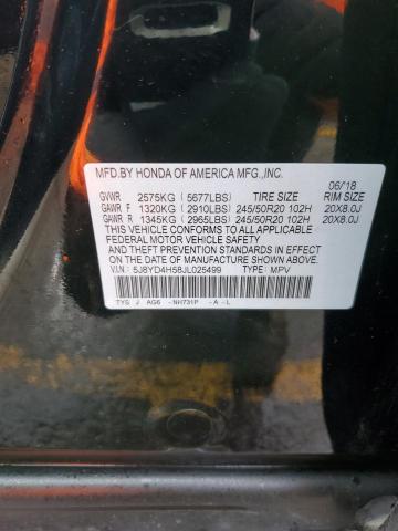 5J8YD4H58JL025499 Acura Mdx Technology