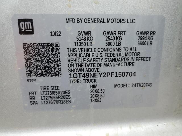 1GT49NEY2PF150704 GMC Sierra K2500 Slt