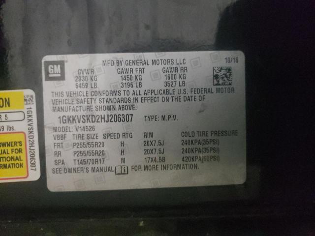 1GKKVSKD2HJ206307 GMC Acadia Limited Slt-2