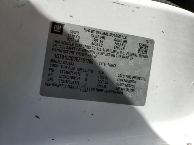 1GT010CG7EF161780 GMC Sierra C2500 Sle