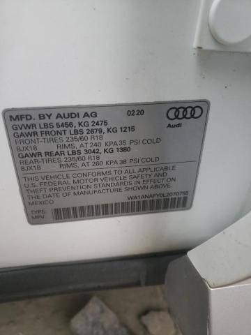 WA1ANAFY0L2070755 Audi Q5 PREMIUM