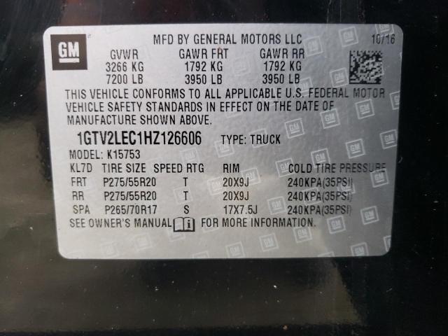 1GTV2LEC1HZ126606 GMC Sierra K1500