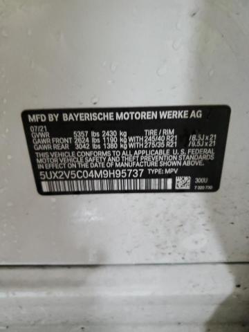 5UX2V5C04M9H95737 BMW X4 Xdrivem40i