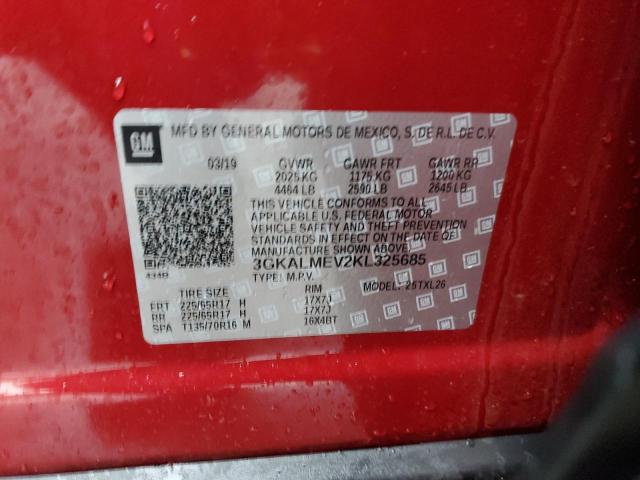3GKALMEV2KL325685 GMC Terrain Sle