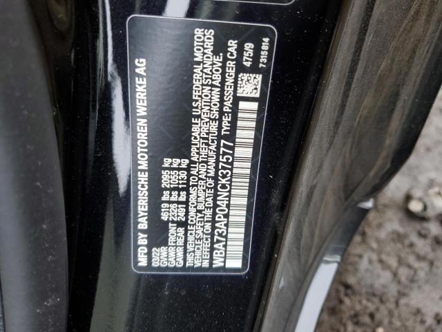 WBA73AP04NCK37577 BMW 430xi