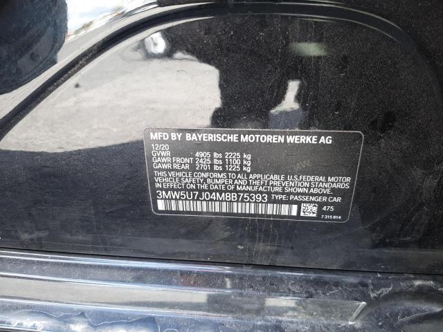 3MW5U7J04M8B75393 BMW M340I