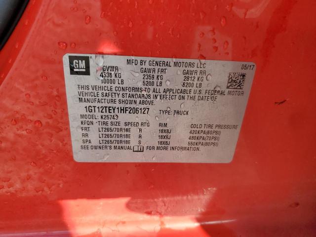 1GT12TEY1HF206127 GMC Sierra K2500 Slt