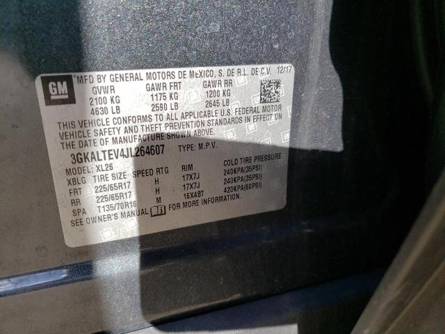 3GKALTEV4JL264607 GMC Terrain Sle