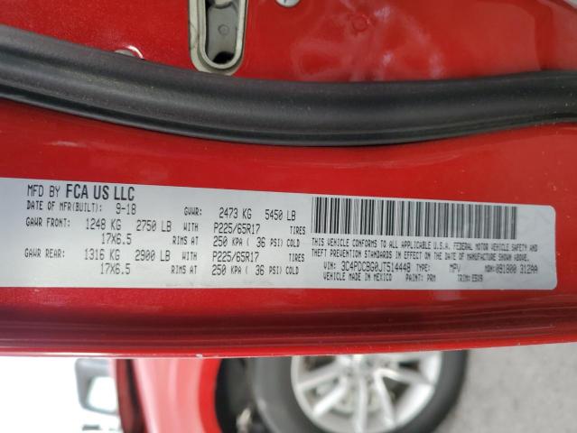3C4PDCBG0JT514448 Dodge Journey Sxt