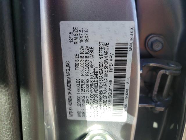 5J8TB3H59GL014269 Acura Rdx Technology