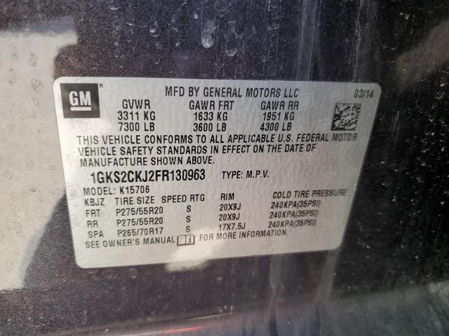 1GKS2CKJ2FR130963 GMC YUKON DENALI