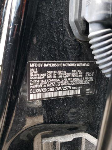 5UXWX9C38H0W72575 BMW X3 Xdrive28i