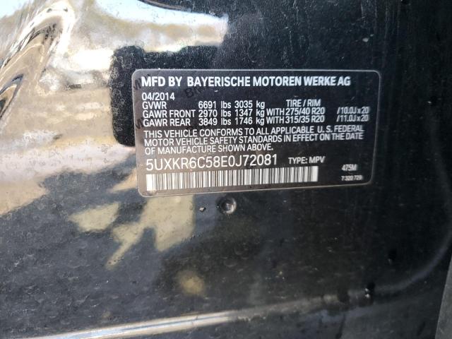 5UXKR6C58E0J72081 BMW X5 Xdrive50i
