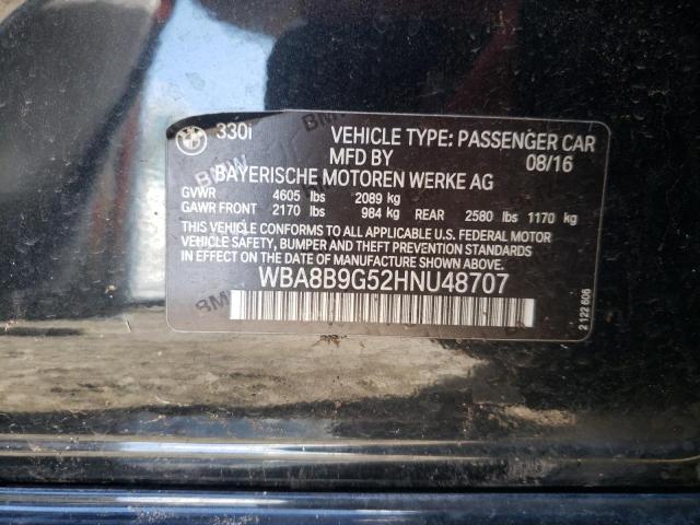 WBA8B9G52HNU48707 BMW 330 I