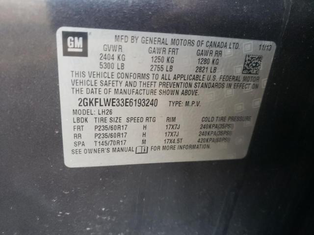 2GKFLWE33E6193240 GMC Terrain Sle