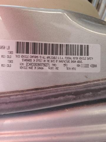 2C4RDGBG9KR796271 Dodge Grand Caravan Se