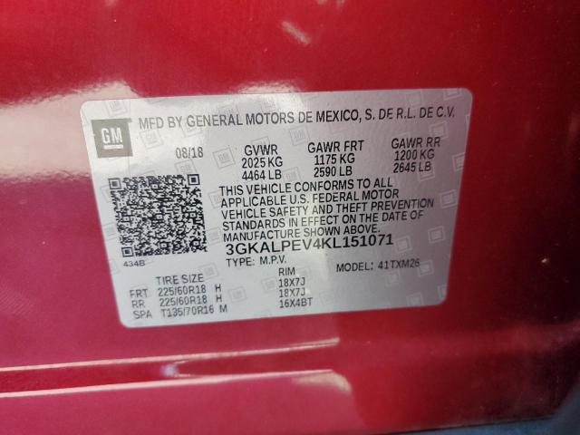 3GKALPEV4KL151071 GMC Terrain Slt