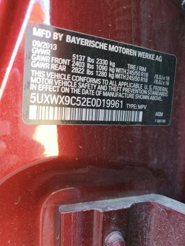 5UXWX9C52E0D19961 BMW X3 Xdrive28i