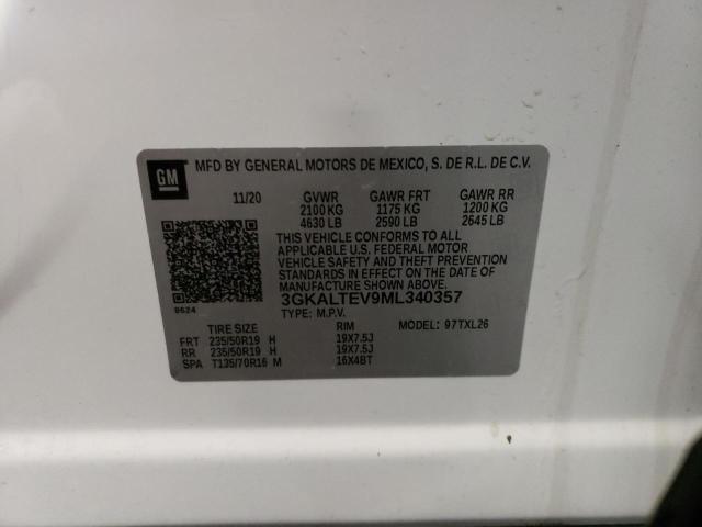3GKALTEV9ML340357 GMC Terrain Sle