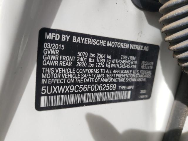5UXWX9C56F0D62569 BMW X3 Xdrive28i