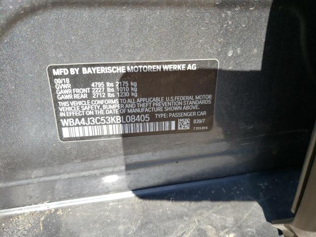WBA4J3C53KBL08405 BMW 430xi Gran Coupe