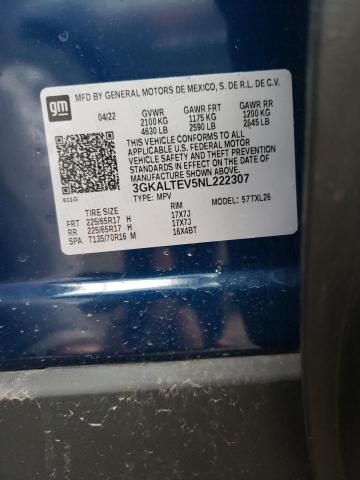 3GKALTEV5NL222307 GMC Terrain Sle