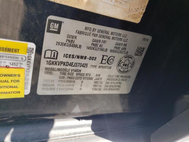 1GKKVPKD4EJ370425 GMC ACADIA SLE