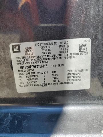 1GTV2UEC9FZ156715 GMC Sierra K1500 Sle