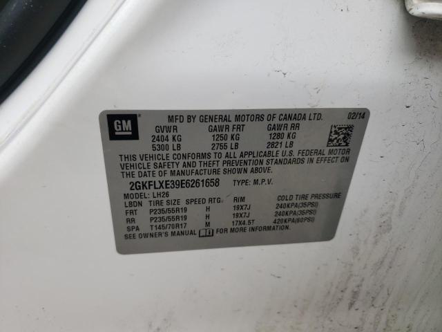 2GKFLXE39E6261658 GMC Terrain Slt