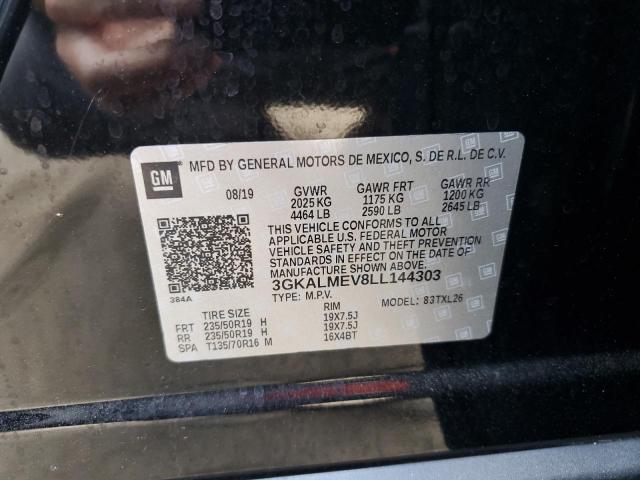 3GKALMEV8LL144303 GMC Terrain Sle