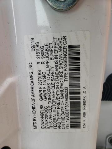19UUB1F30KA005233 Acura TLX