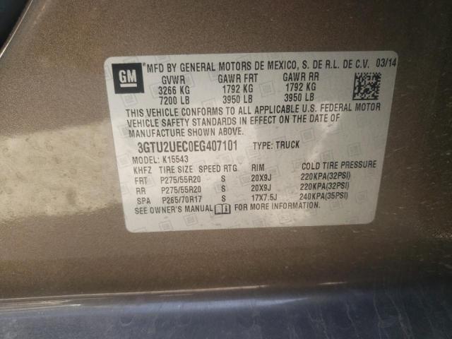 3GTU2UEC0EG407101 GMC Sierra K1500 Sle