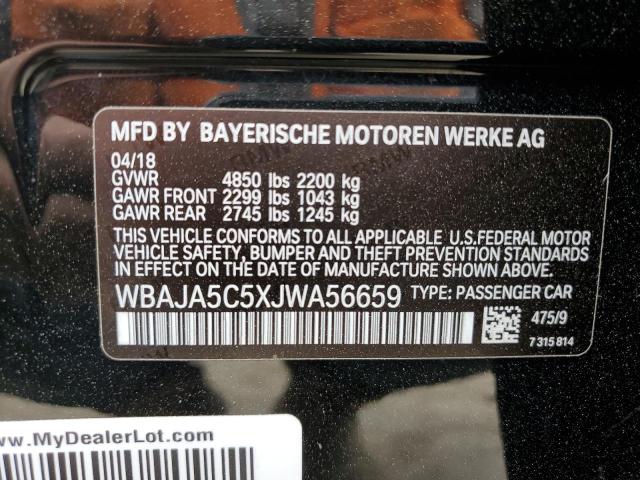 WBAJA5C5XJWA56659 BMW 530 I