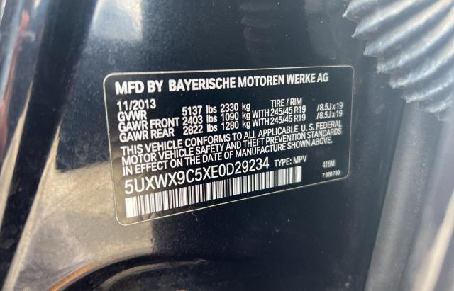 5UXWX9C5XE0D29234 BMW X3 Xdrive28i