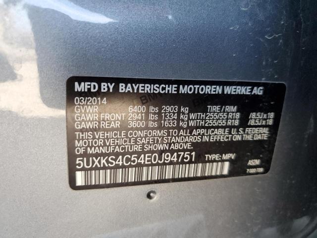 5UXKS4C54E0J94751 BMW X5 Xdrive35d
