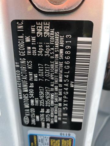 5XYPG4A54LG668913 KIA SORENTO S
