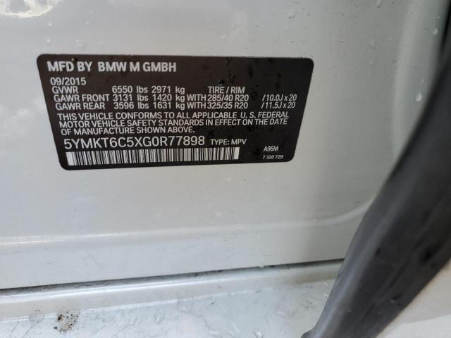 5YMKT6C5XG0R77898 BMW X5 M