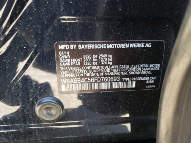 WBA6B4C56FD760693 BMW 650 Xi Gran Coupe