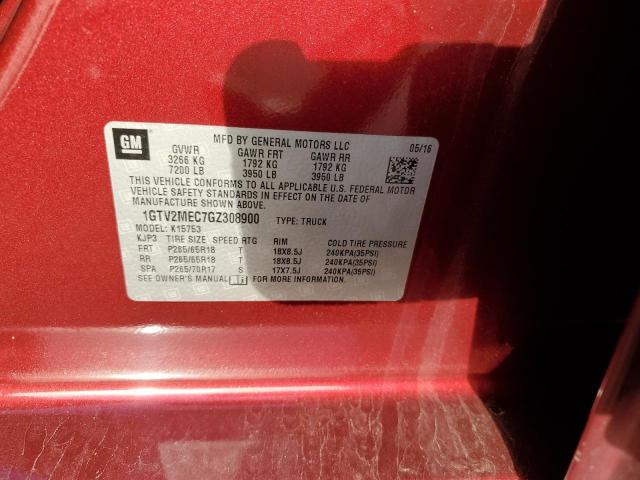 1GTV2MEC7GZ308900 GMC Sierra K1500 Sle