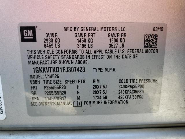 1GKKVTKD1FJ307423 GMC Acadia Denali